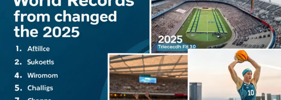 Лучшие мировые рекорды 2025: топ-10 достижений, изменивших спорт Лучшие мировые рекорды 2025: топ-10 достижений, изменивших спорт